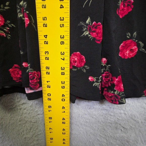 Torrid Dress Womens Plus Size 2X Floral Skater Whimsigoth Vamp Dark Romantic NEW - Picture 13 of 16